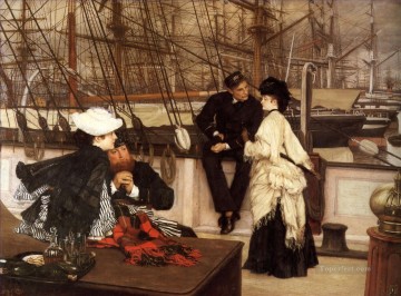 James Tissot Painting - The Captain and the Mate James Jacques Joseph Tissot
